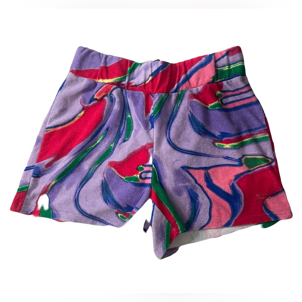 Juicy coture swirl pull on terry shorts